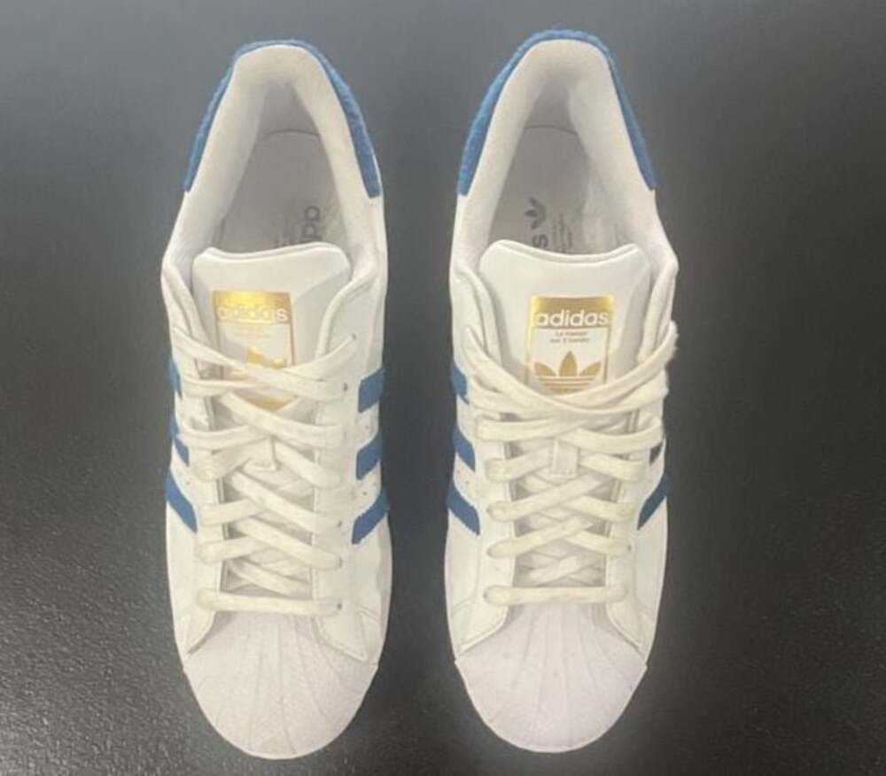 Adidas Superstar Cloud White / Bright Royal Casual Sneakers (H00189)